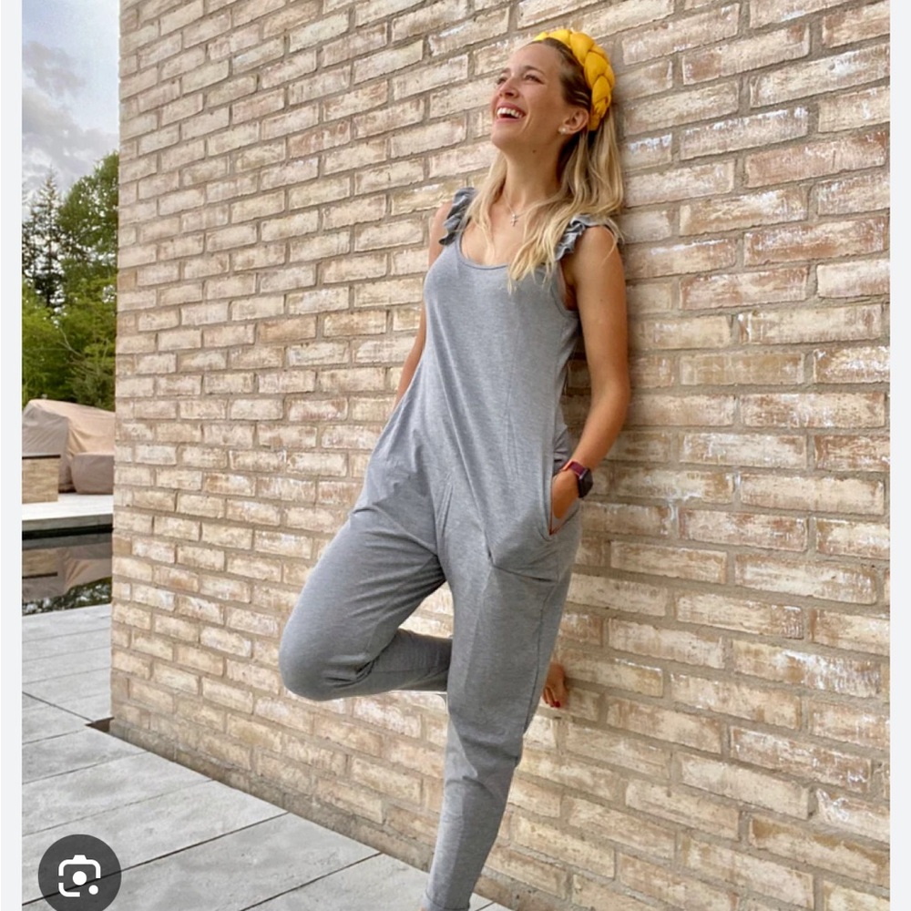 Smash and Tess Sweetheart Romper in Slay Grey